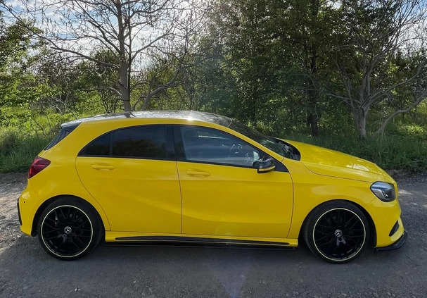 Mercedes-Benz Klasa A cena 85000 przebieg: 88100, rok produkcji 2017 z Zagórz małe 191